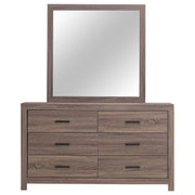Brantford - 6-Drawer Dresser With Mirror - JaxCo Furniture