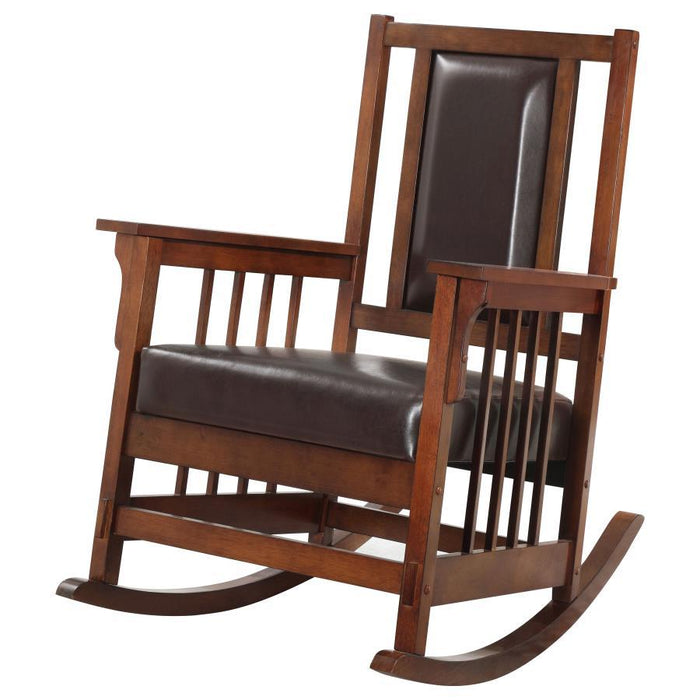 Ida - Upholstered Rocking Chair - Tobacco - JaxCo Furniture