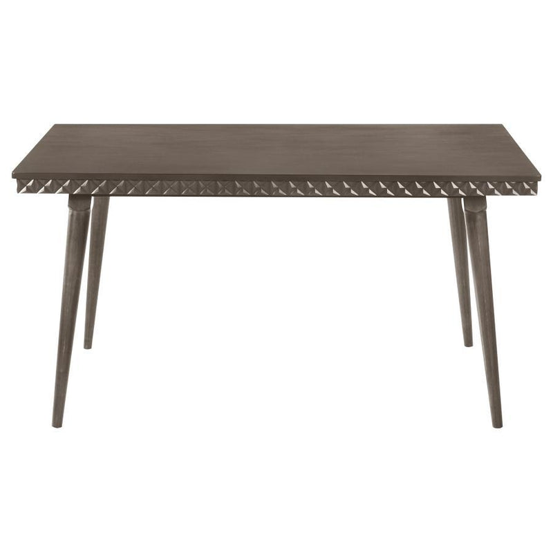 Onslow - Rectangular Wood Dining Table - Dark Brown - JaxCo Furniture