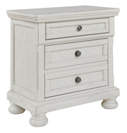 Robbinsdale - Antique White - Two Drawer Night Stand - JaxCo Furniture
