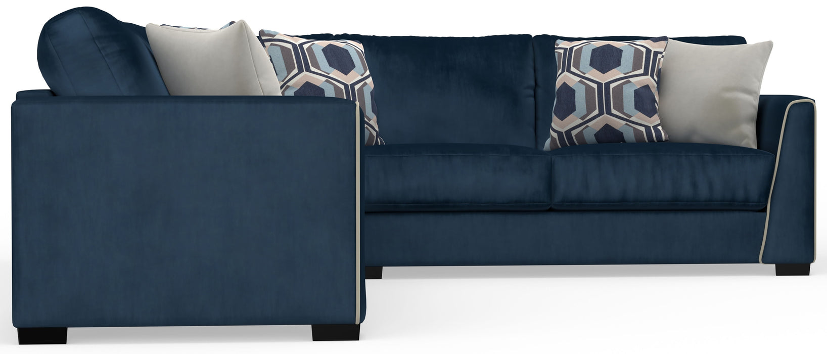 Jetson - Sectional And Included Accent Pillows - JaxCo Furniture