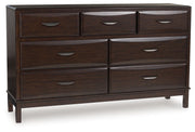 Vanmore - Dark Brown - Dresser - JaxCo Furniture