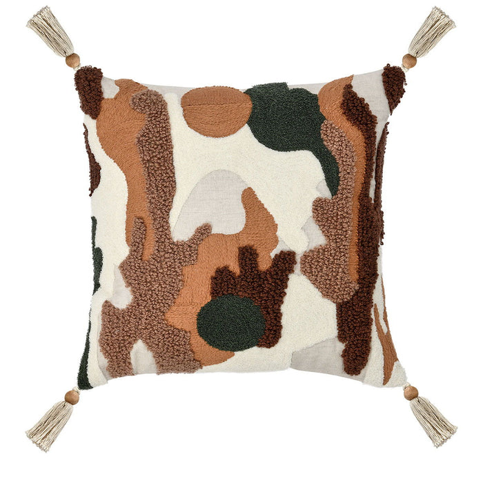 Renewed - RN Caney Pillow - Chestnut/Green Multi - JaxCo Furniture