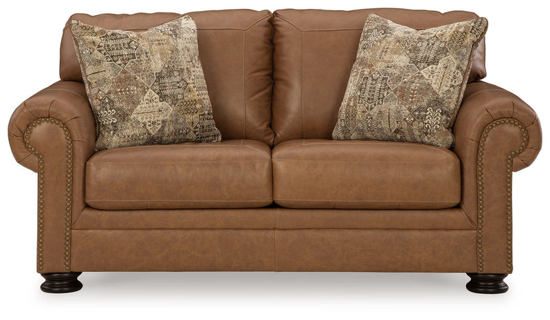 Carianna - Caramel - Loveseat - JaxCo Furniture