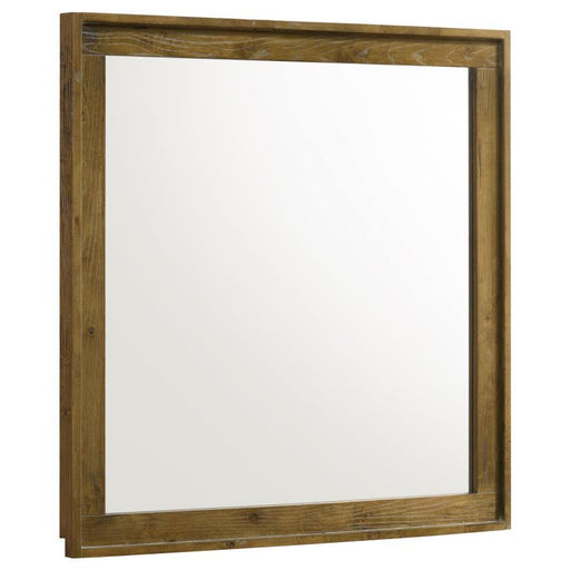 Henderson - Dresser Mirror - Medium Oak - JaxCo Furniture