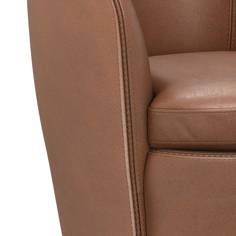 Barolo - Swivel Club Chair - JaxCo Furniture
