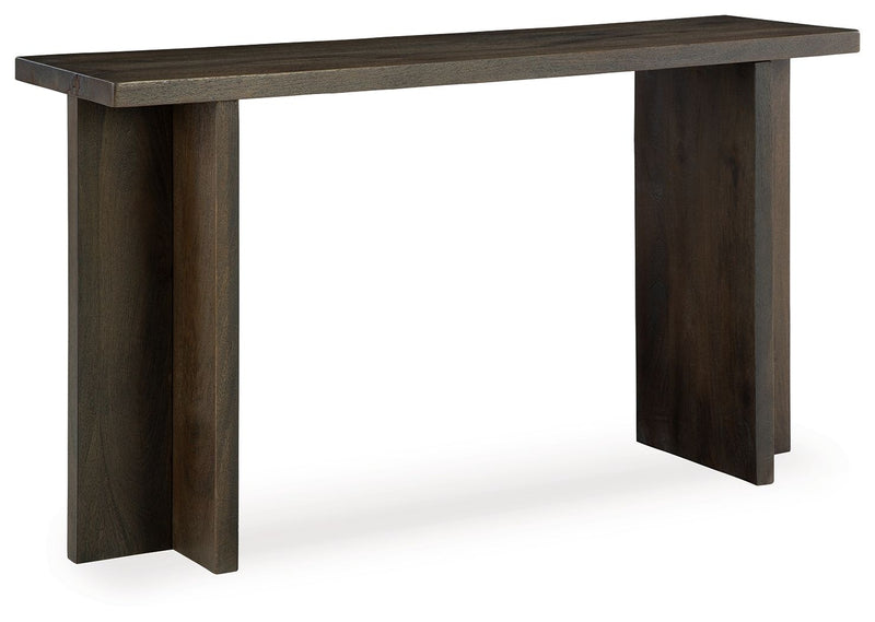 Jalenry - Grayish Brown - Console Sofa Table - JaxCo Furniture