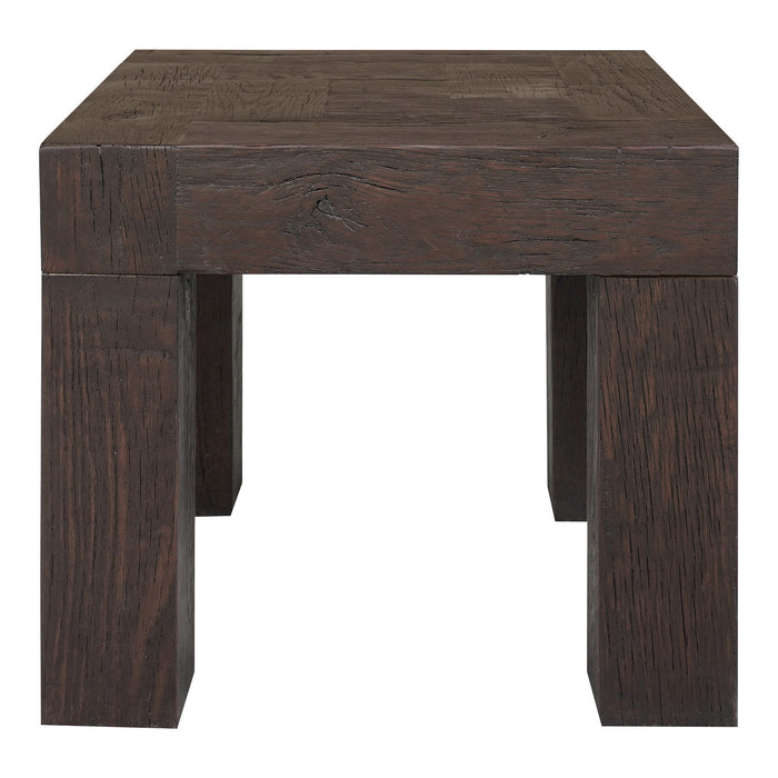 Evander - Side Table - Dark Brown - JaxCo Furniture