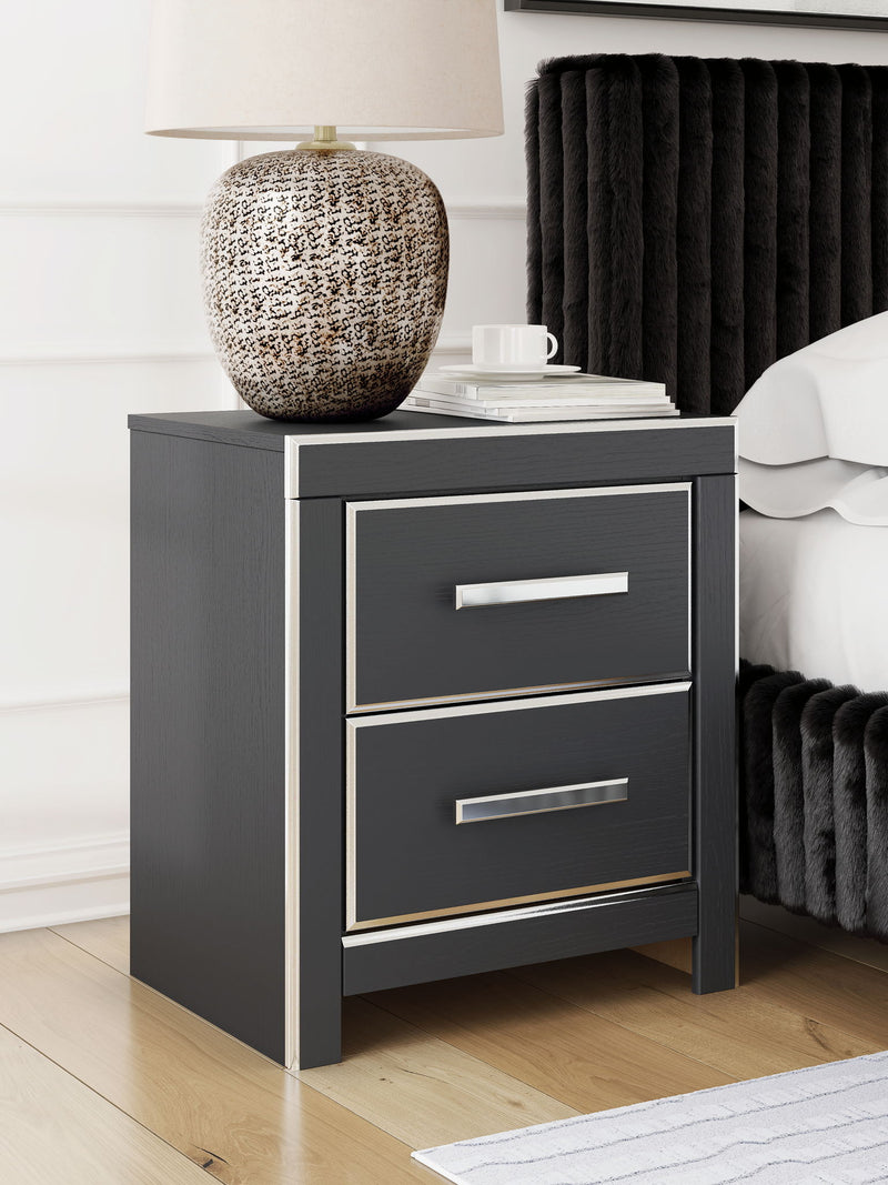 Zuraleus - Two Drawer Night Stand - JaxCo Furniture