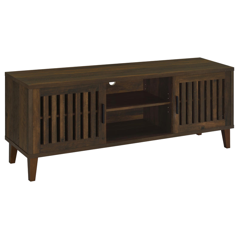 Sedona - 2 Door Engineered Wood TV Stand - Dark Pine - JaxCo Furniture