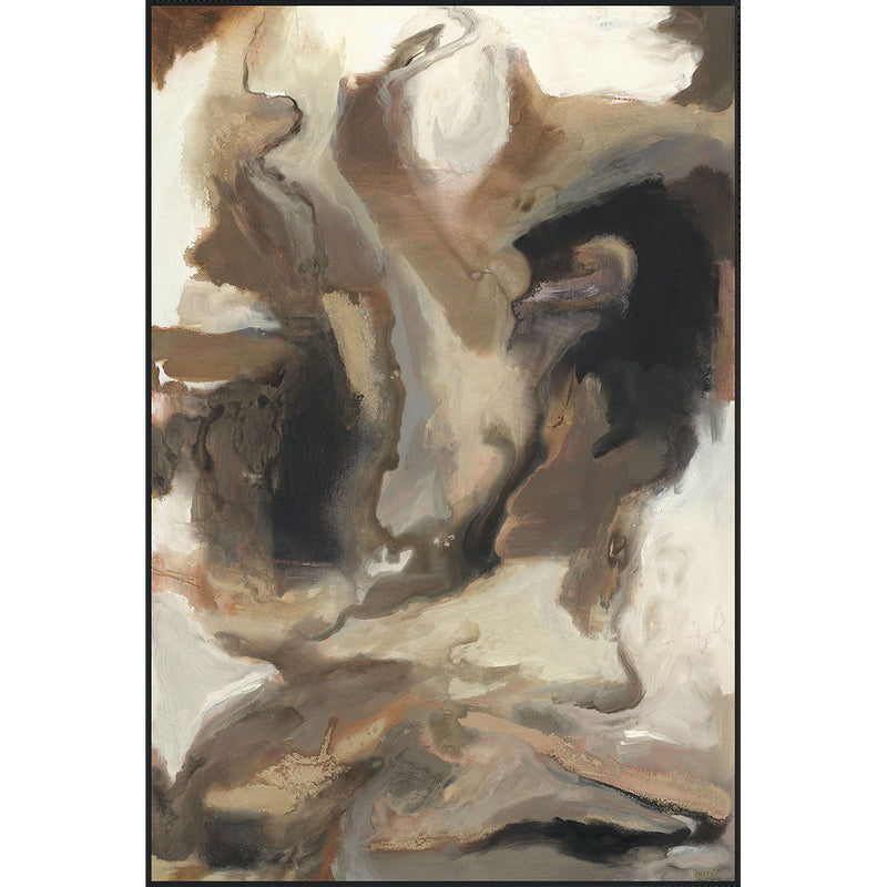 Volcanic - 48" x 72" Painting By Buddy Whitlock - Black - JaxCo Furniture