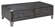 Todoe - Dark Gray - Lift Top Cocktail Table - JaxCo Furniture