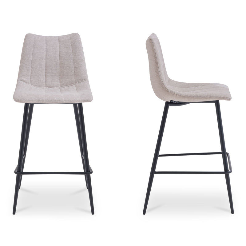Alibi - Bar Stool (Set of 2) - Beige - JaxCo Furniture