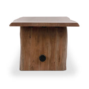 Brinton - 80" Dining Table - Acron Brown - JaxCo Furniture