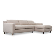 Hutton - Right Sectional - Beige - JaxCo Furniture