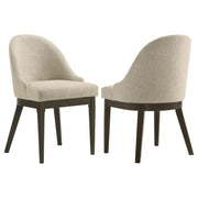 Reseda - Upholstered Dining Side Chair (Set of 2) - Beige - JaxCo Furniture
