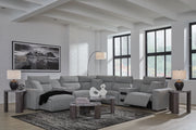 ModMax II - Salt And Pepper - Reclining Sectional - JaxCo Furniture