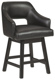Tallenger - Upholstered Swivel Barstool (Set of 2) - JaxCo Furniture