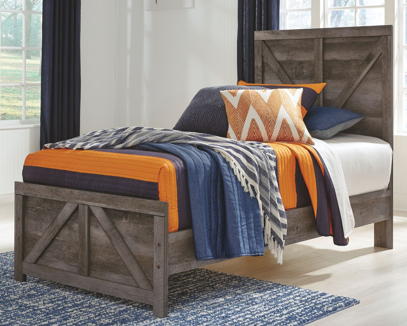 Wynnlow - Crossbuck Panel Bed - JaxCo Furniture