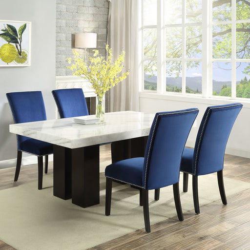 Camila - Rectangular Dining Set - White Top - JaxCo Furniture