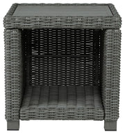 Elite Park - Gray - Square End Table - JaxCo Furniture