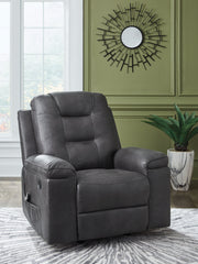 Stockworth - Granite - Rocker Recliner - JaxCo Furniture