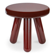 Joy - Accent Table - Dark Red - JaxCo Furniture