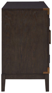 Burkhaus - Dark Brown - Dining Room Server - JaxCo Furniture