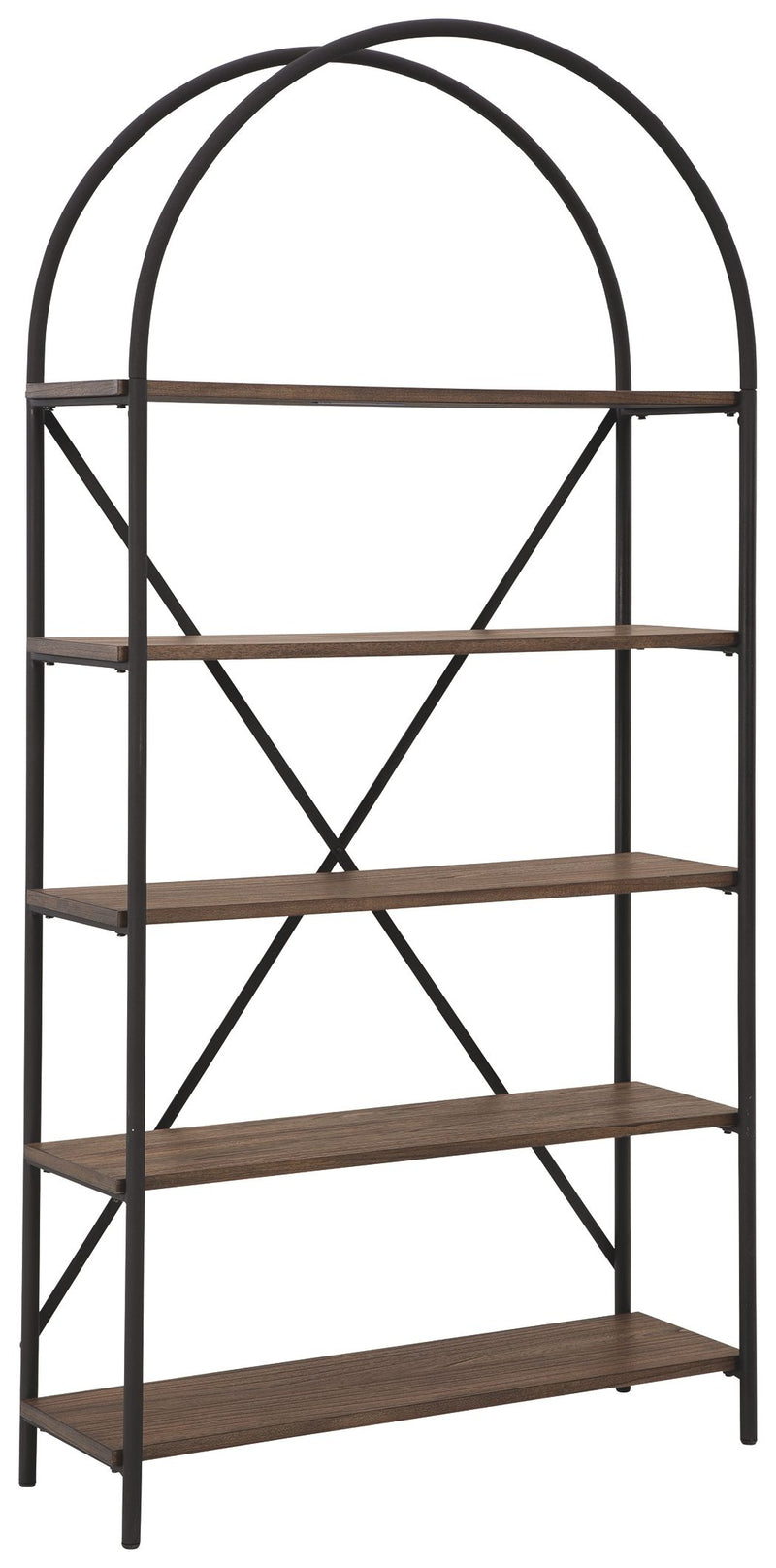 Galtbury - Brown / Black - Bookcase - JaxCo Furniture