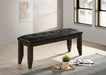 Dalila - Tufted Upholstered Dining Bench - JaxCo Furniture