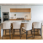 Delaney - Counter Stool - Beige - JaxCo Furniture