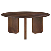 Dale - Round Solid Mango Wood Table - JaxCo Furniture