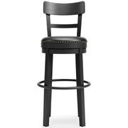 Valebeck -  Tall Upholstered Swivel Barstool - JaxCo Furniture