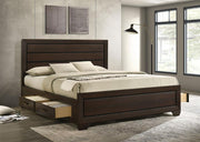 Kauffman - Wood Storage Panel Bed - JaxCo Furniture