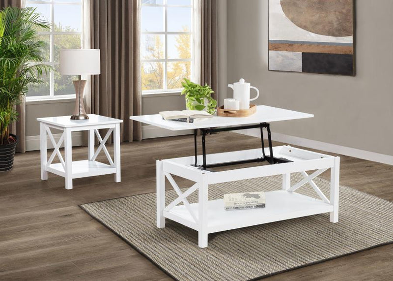 Skyview - Rectangular Lift Top Coffee Table Set - JaxCo Furniture