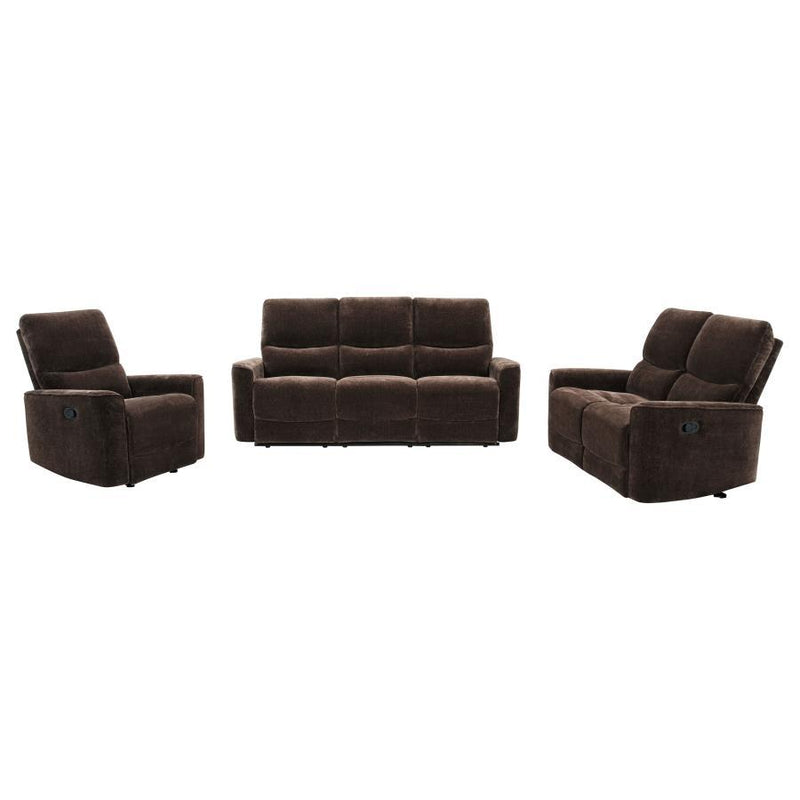 Navarro - Upholstered Reclining Sofa Set - JaxCo Furniture