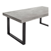 Jedrik - Large Outdoor Dining Table - Cement - JaxCo Furniture