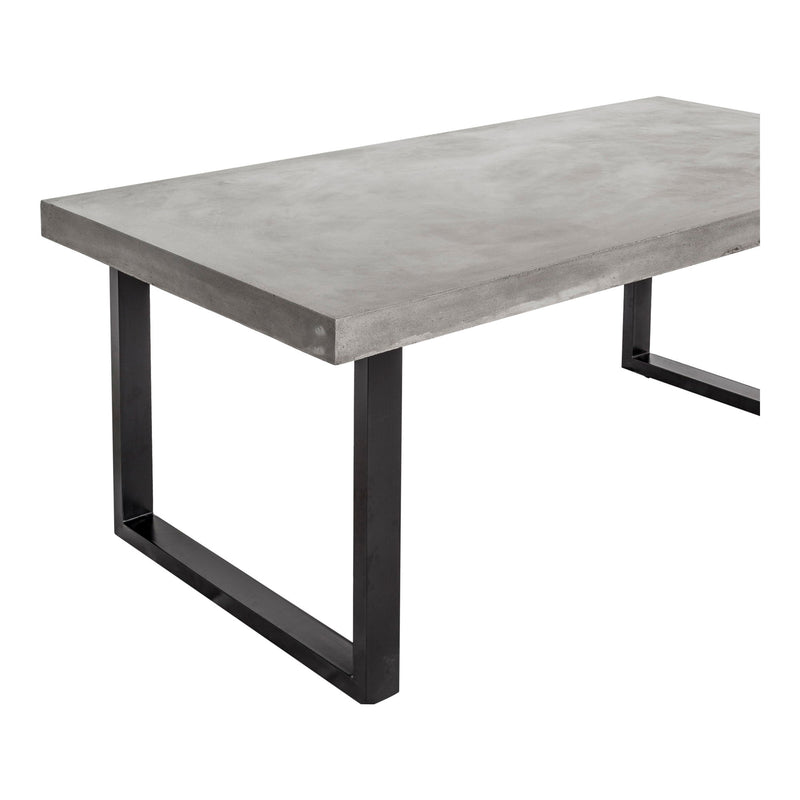 Jedrik - Large Outdoor Dining Table - Cement - JaxCo Furniture