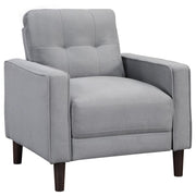 Bowen - Upholstered Track Arm Tufted Accent Chair - JaxCo Furniture