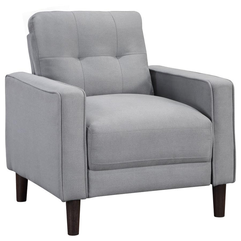 Bowen - Upholstered Track Arm Tufted Accent Chair - JaxCo Furniture