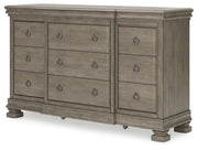 Lexorne - Gray - Dresser - JaxCo Furniture