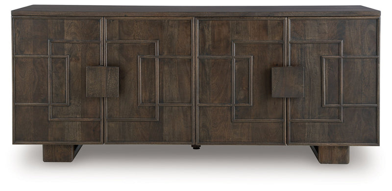 Cato - Dark Brown - Accent Cabinet - JaxCo Furniture