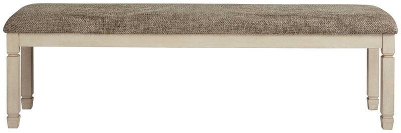 Bolanburg - Brown / Beige - Extra Large UPH DRM Bench - JaxCo Furniture