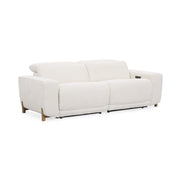 Darrow - Upholstered Power Recliner Sofa - White - JaxCo Furniture