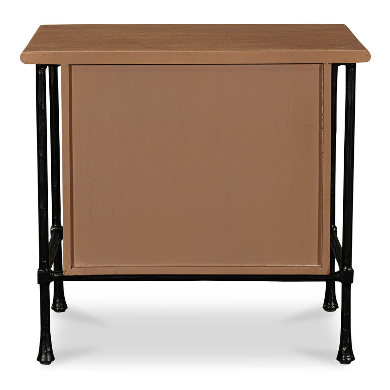 Rene - Accent Nightstand - Light Brown - JaxCo Furniture