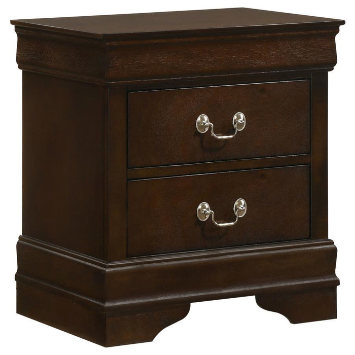 Louis Philippe - Two-drawer Nightstand - JaxCo Furniture