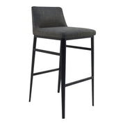 Baron - Barstool - Charcoal - JaxCo Furniture