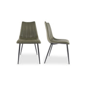 Alibi - Dining Chair (Set of 2) - Dark Green - JaxCo Furniture