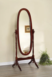 Foyet - Wood Adjustable Length Cheval Mirror - JaxCo Furniture