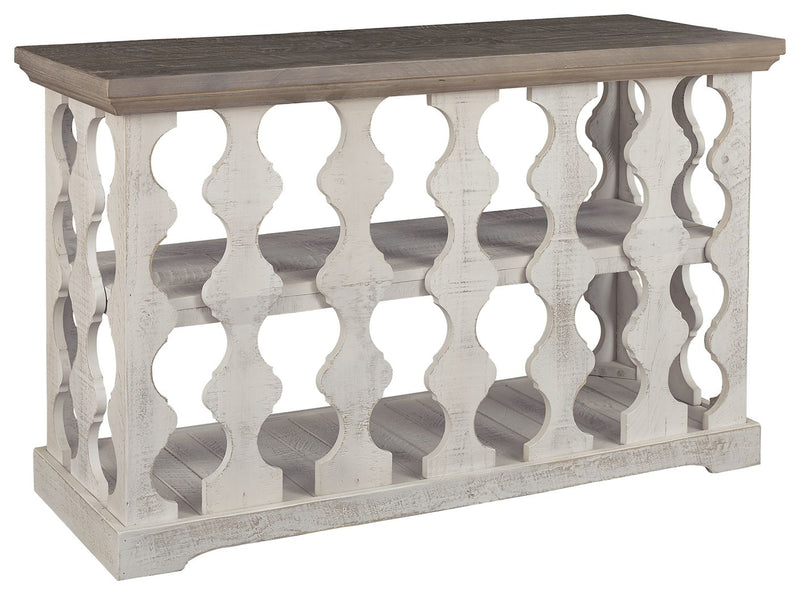Havalance - Gray / White - Console Sofa Table - JaxCo Furniture